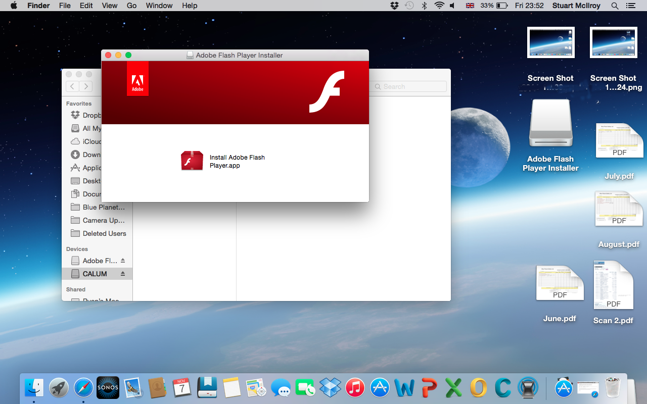 adobe flash updates for mac